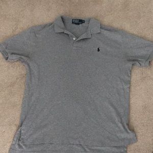 Gray Short Sleeve Polo